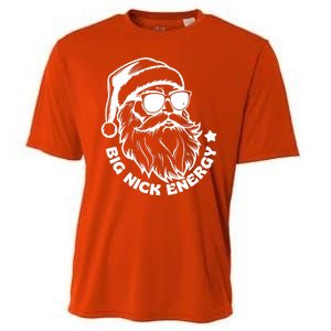 Big Nick Energy Funny Christmas Santa Cooling Performance Crew T-Shirt