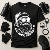 Big Nick Energy Funny Christmas Santa Performance Shirt