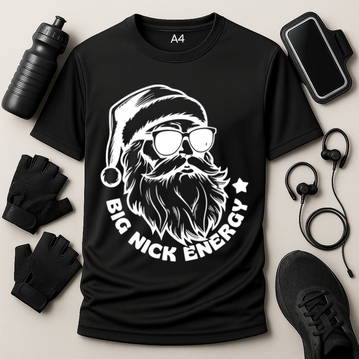 Big Nick Energy Funny Christmas Santa Performance Shirt