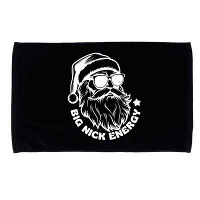 Big Nick Energy Funny Christmas Santa Microfiber Hand Towel