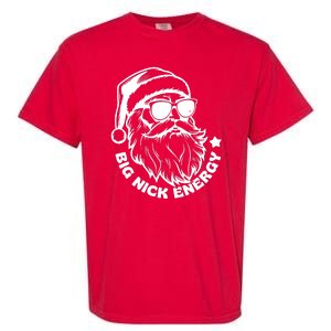 Big Nick Energy Funny Christmas Santa Garment-Dyed Heavyweight T-Shirt