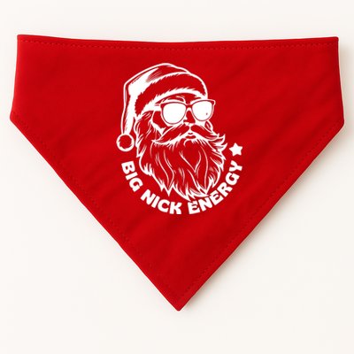 Big Nick Energy Funny Christmas Santa USA-Made Doggie Bandana