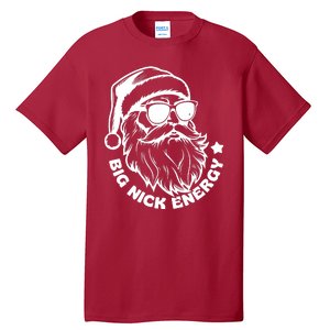 Big Nick Energy Funny Christmas Santa Tall T-Shirt