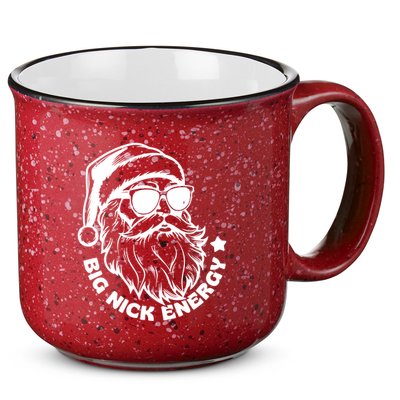 Big Nick Energy Funny Christmas Santa 15oz Campfire Ceramic Mug