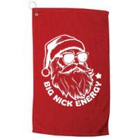 Big Nick Energy Funny Christmas Santa Platinum Collection Golf Towel