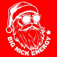 Big Nick Energy Funny Christmas Santa Visor