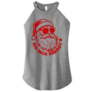 Big Nick Energy Funny Christmas Santa Women's Perfect Tri Rocker Tank