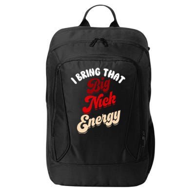 Big Nick Energy Santa Xmas Funny Christmas St Nick City Backpack