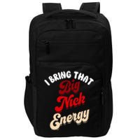 Big Nick Energy Santa Xmas Funny Christmas St Nick Impact Tech Backpack