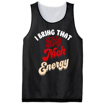 Big Nick Energy Santa Xmas Funny Christmas St Nick Mesh Reversible Basketball Jersey Tank