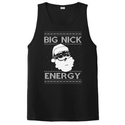 Big Nick Energy Funny Santa Christmas PosiCharge Competitor Tank