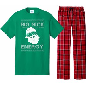 Big Nick Energy Funny Santa Christmas Pajama Set