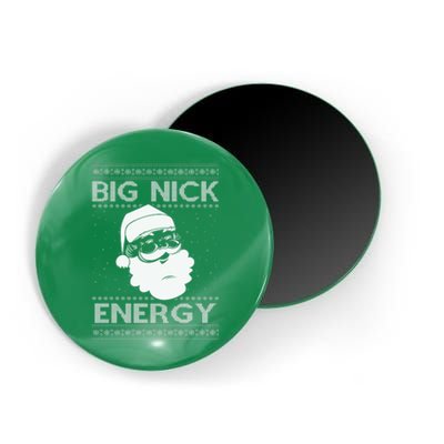 Big Nick Energy Funny Santa Christmas Magnet