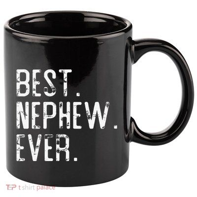 Best Nephew Ever Father’s Day Gift For Nephew Uncle Auntie 11oz C Handle Ceramic Mug