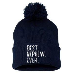 Best Nephew Ever Father’s Day Gift For Nephew Uncle Auntie Pom Pom 12in Knit Beanie