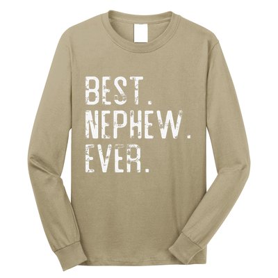 Best Nephew Ever Father’s Day Gift For Nephew Uncle Auntie Long Sleeve Shirt