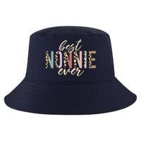 Best Nonnie Ever Gifts Leopard Print Mothers Day Cool Comfort Performance Bucket Hat