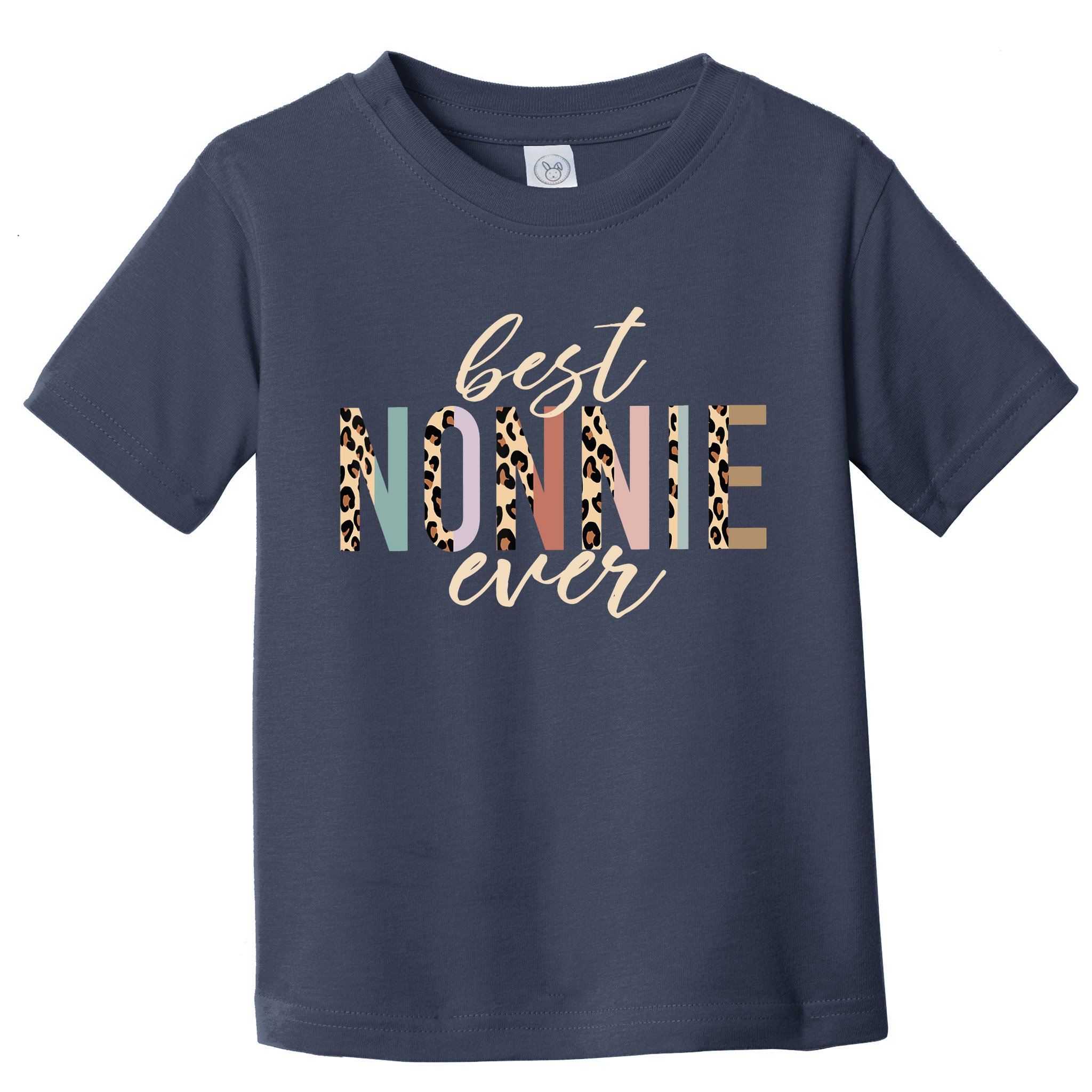 Best Nonnie Ever Gifts Leopard Print Mothers Day Toddler T-Shirt