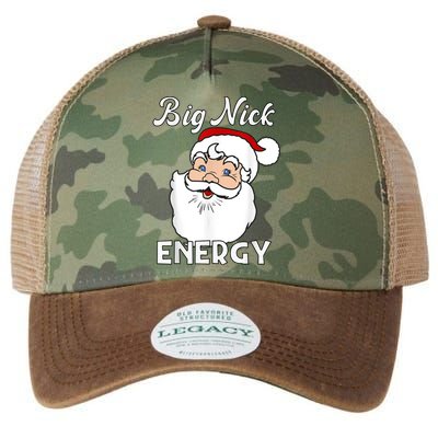 Big Nick Energy Funny Christmas Legacy Tie Dye Trucker Hat