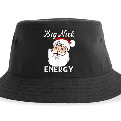 Big Nick Energy Funny Christmas Sustainable Bucket Hat