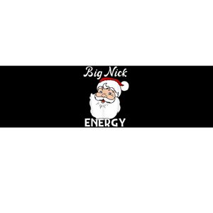 Big Nick Energy Funny Christmas Bumper Sticker