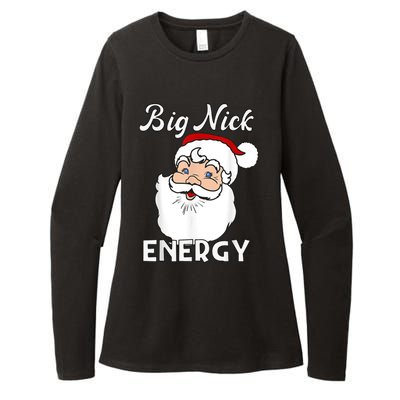 Big Nick Energy Funny Christmas Womens CVC Long Sleeve Shirt