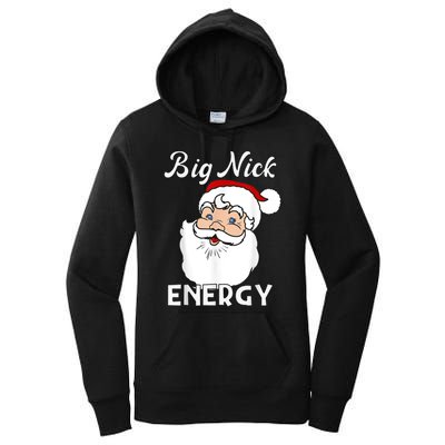 Big Nick Energy Funny Christmas Women's Pullover Hoodie