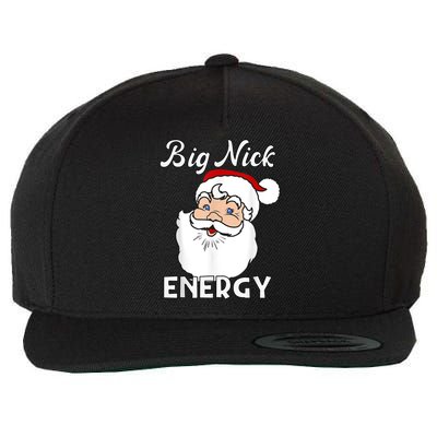 Big Nick Energy Funny Christmas Wool Snapback Cap