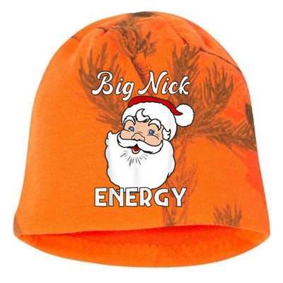 Big Nick Energy Funny Christmas Kati - Camo Knit Beanie