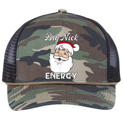 Big Nick Energy Funny Christmas Retro Rope Trucker Hat Cap