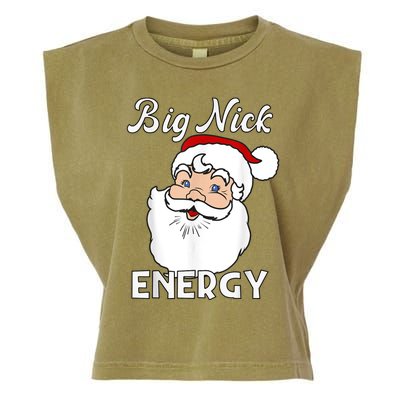 Big Nick Energy Funny Christmas Garment-Dyed Women's Muscle Tee