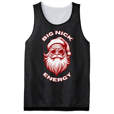 Big Nick Energy Funny Santa Christmas Mesh Reversible Basketball Jersey Tank