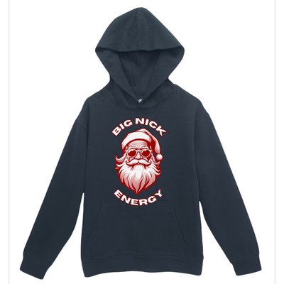 Big Nick Energy Funny Santa Christmas Urban Pullover Hoodie