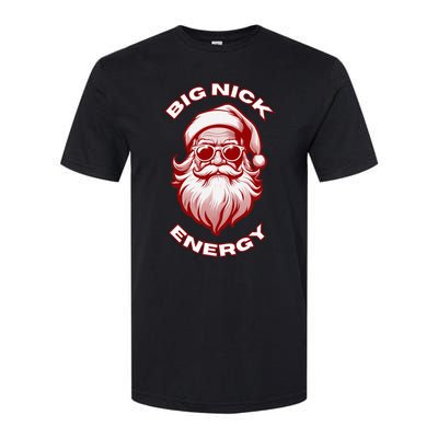 Big Nick Energy Funny Santa Christmas Softstyle CVC T-Shirt