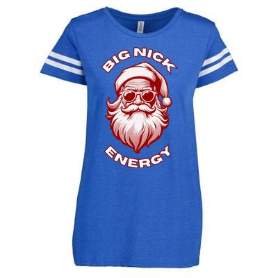 Big Nick Energy Funny Santa Christmas Enza Ladies Jersey Football T-Shirt