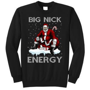 Big Nick Energy Funny Santa Ugly Christmas Xmas Sweatshirt