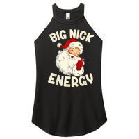 Big Nick Energy Vintage Red Santa Claus Red Christmas Design Women's Perfect Tri Rocker Tank