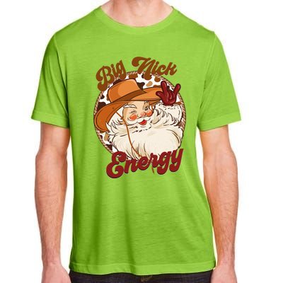 Big Nick Energy Howdy Santa Claus Cow Vintage Chirstmas Gift Adult ChromaSoft Performance T-Shirt