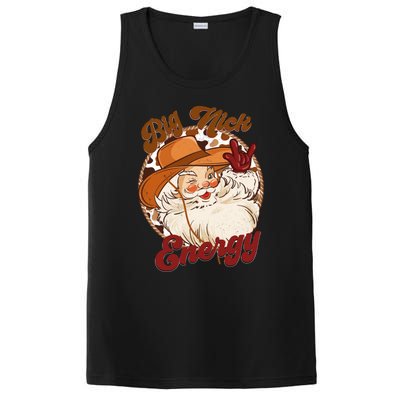 Big Nick Energy Howdy Santa Claus Cow Vintage Chirstmas Gift PosiCharge Competitor Tank