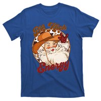 Big Nick Energy Howdy Santa Claus Cow Vintage Chirstmas Gift T-Shirt