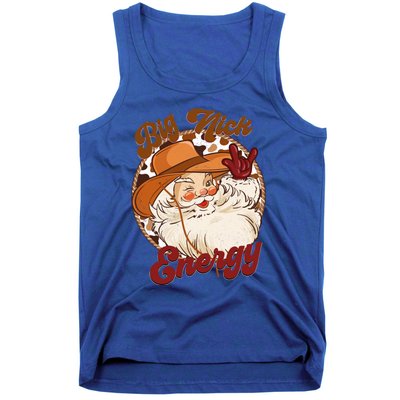 Big Nick Energy Howdy Santa Claus Cow Vintage Chirstmas Gift Tank Top