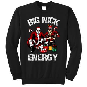 Big Nick Energy Funny Santa Ugly Christmas Xmas Sweatshirt