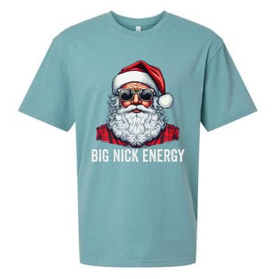 Big Nick Energy Christmas Santa Sueded Cloud Jersey T-Shirt