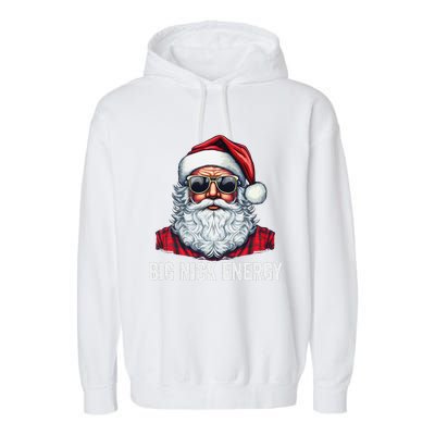 Big Nick Energy Christmas Santa Garment-Dyed Fleece Hoodie