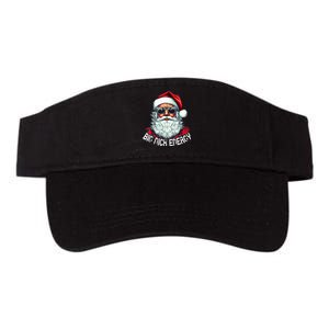 Big Nick Energy Funny Santa Christmas  Valucap Bio-Washed Visor