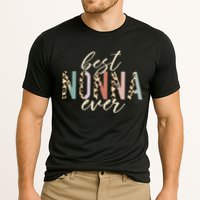 Best Nonna Ever Gifts Leopard Print Mothers Day Cooling Performance Crew T-Shirt