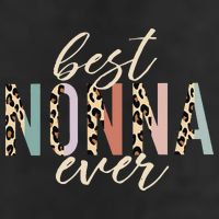 Best Nonna Ever Gifts Leopard Print Mothers Day Adult Drive Performance Visor