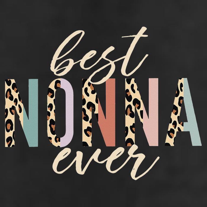 Best Nonna Ever Gifts Leopard Print Mothers Day Adult Drive Performance Visor
