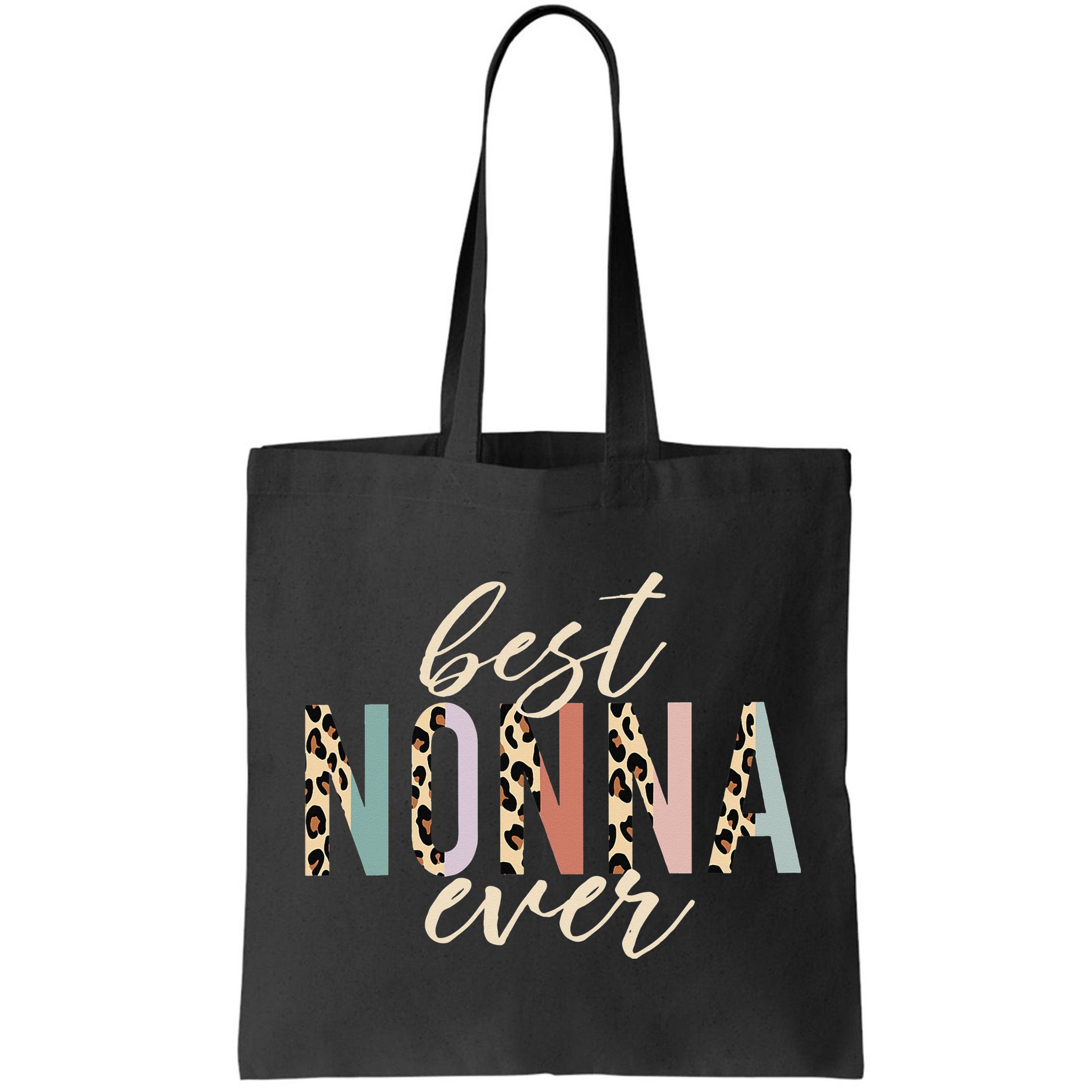 Best Nonna Ever Gifts Leopard Print Mothers Day Bag