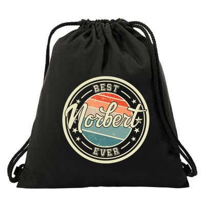 Best Norbert Ever Funny Saying First Name Norbert Gift Drawstring Bag